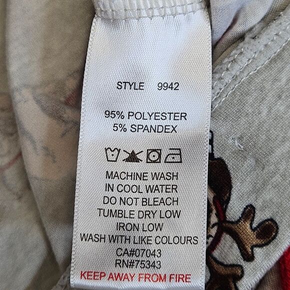 Santa's Treasures Christmas Dressed Pug Dogs Pull On Loungewear Pajama Pants - Picture 4 of 12